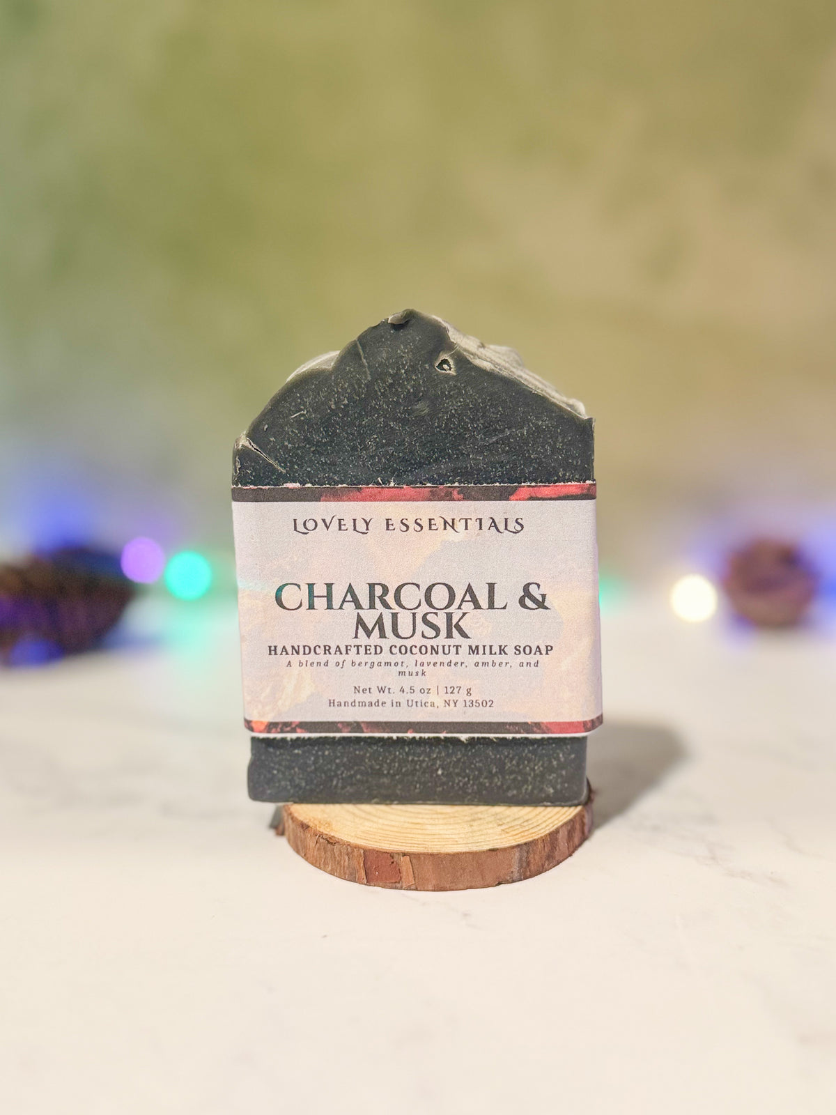Charcoal + Musk Coconut Milk Soap