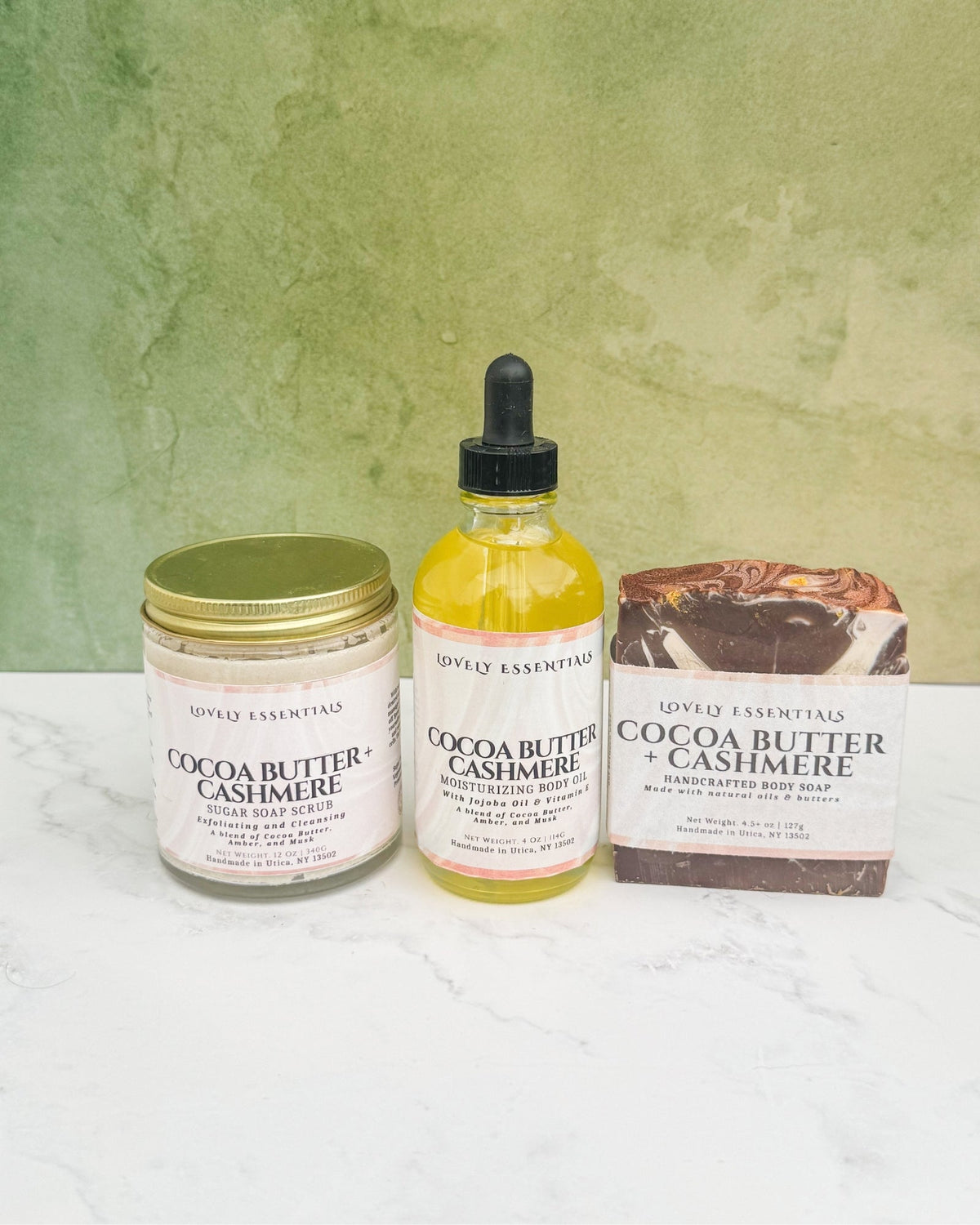 Handmade bath and body products by Lovely Essentials