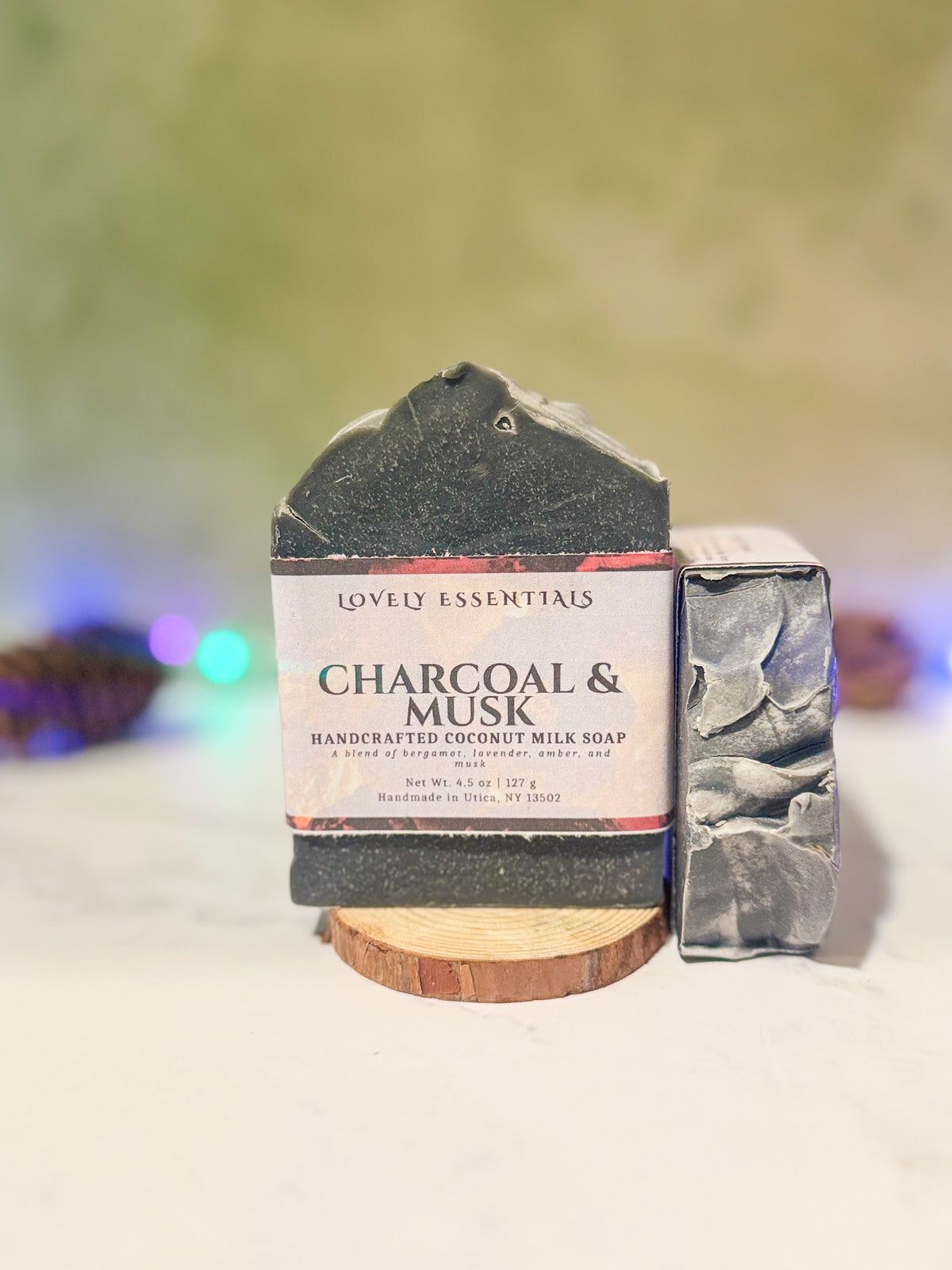 Charcoal + Musk Coconut Milk Soap